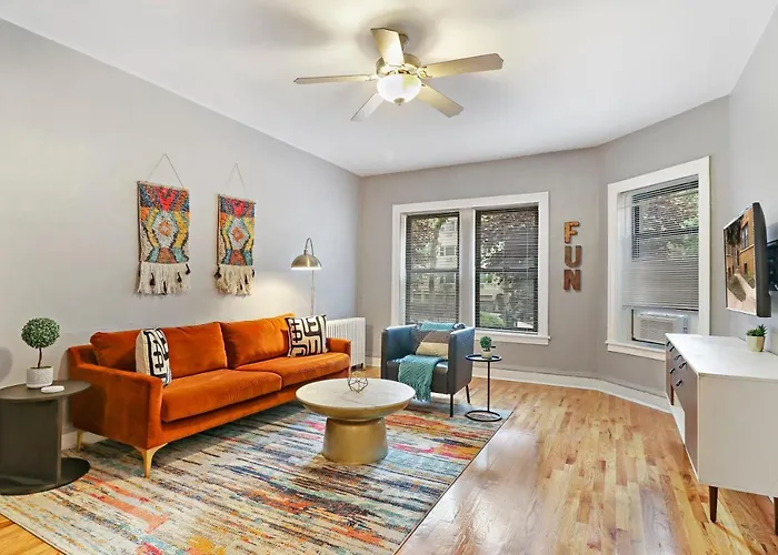Cozy Modern 1Br Apt, 10-Min Walk To Wrigley Field - Stratford 1E 3E Rep