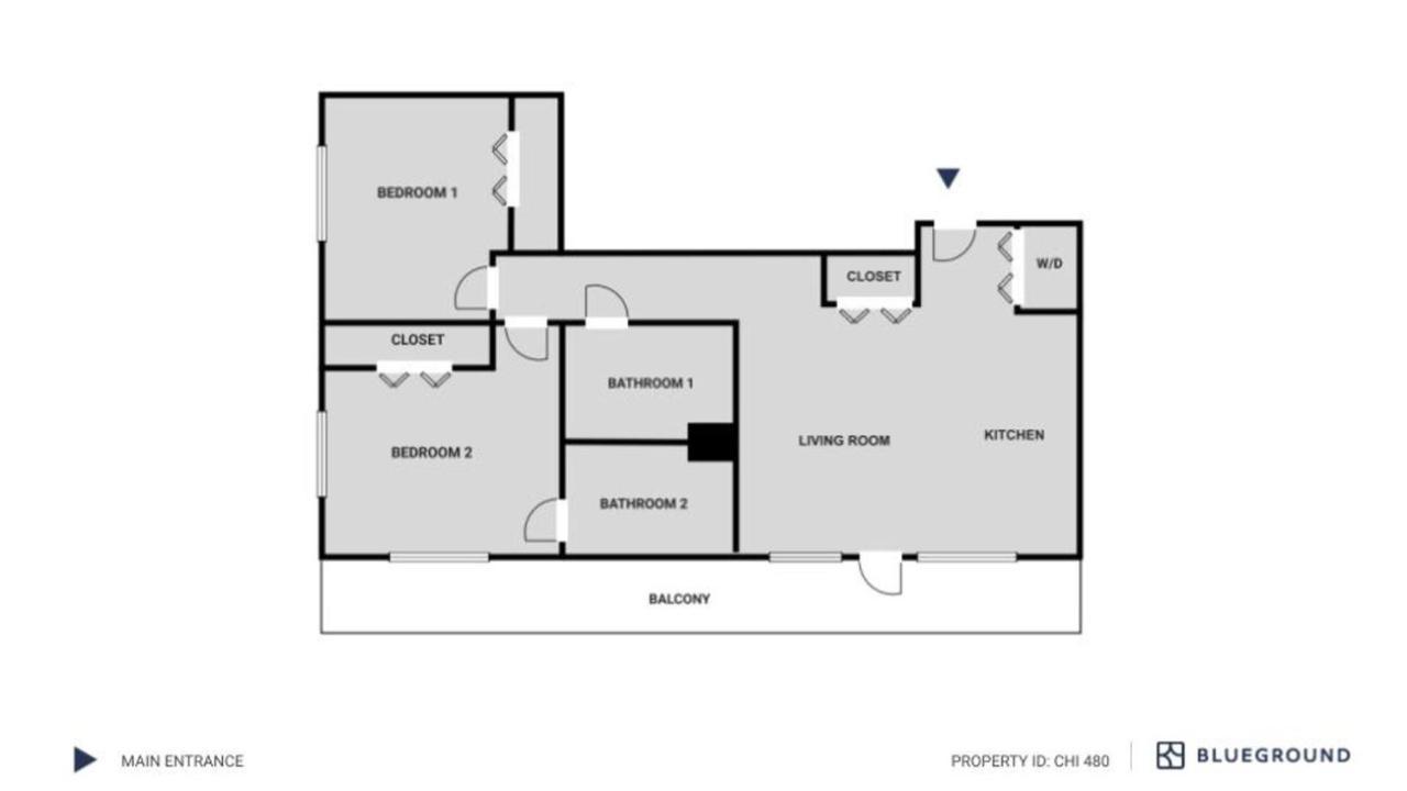 Logan Sq 2br W Roof Gym 1 Block To L Chi-480 Apartment Chicago