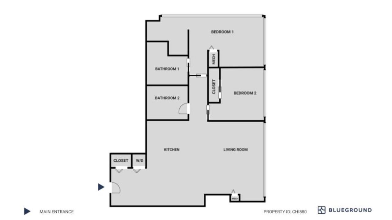 Apartment Streeterville 2br W Pool Gym Nr Riverwalk Chi-880 *