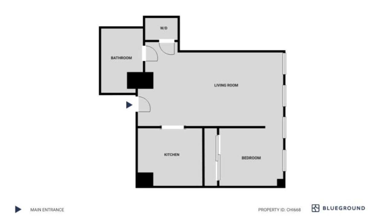 Loop 1br W Gym Roof Lounge Same Block As L Chi-668 Apartment *