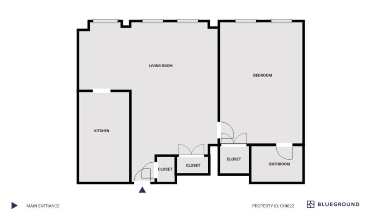 Gold Coast 1br W Gym Roof Nr Mag Mile Chi-622 Apartment