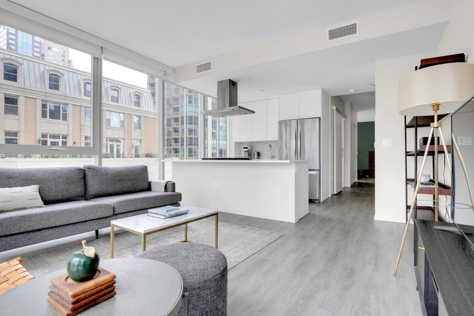 River N 1br W Gym Pool Nr Magnificent Mile Chi-125 Apartment Chicago