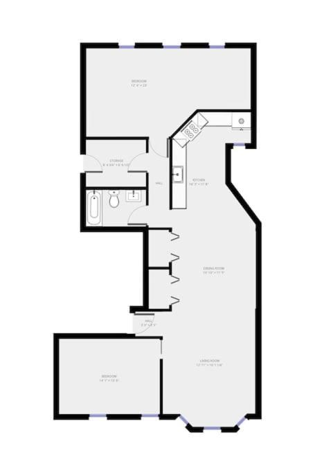The Orleans Floor 3 Private Rooftop Deck Apartment *
