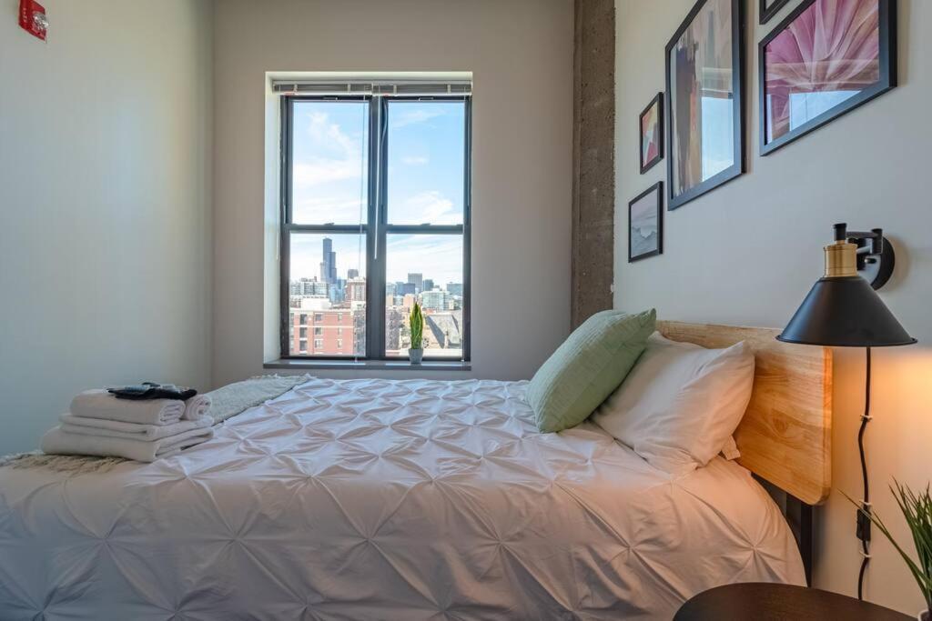 Apartment Mccormick 2br-2ba Family Unit For Up To 8 Guests With Skyline View, Optional Parking And Gym Access Chicago