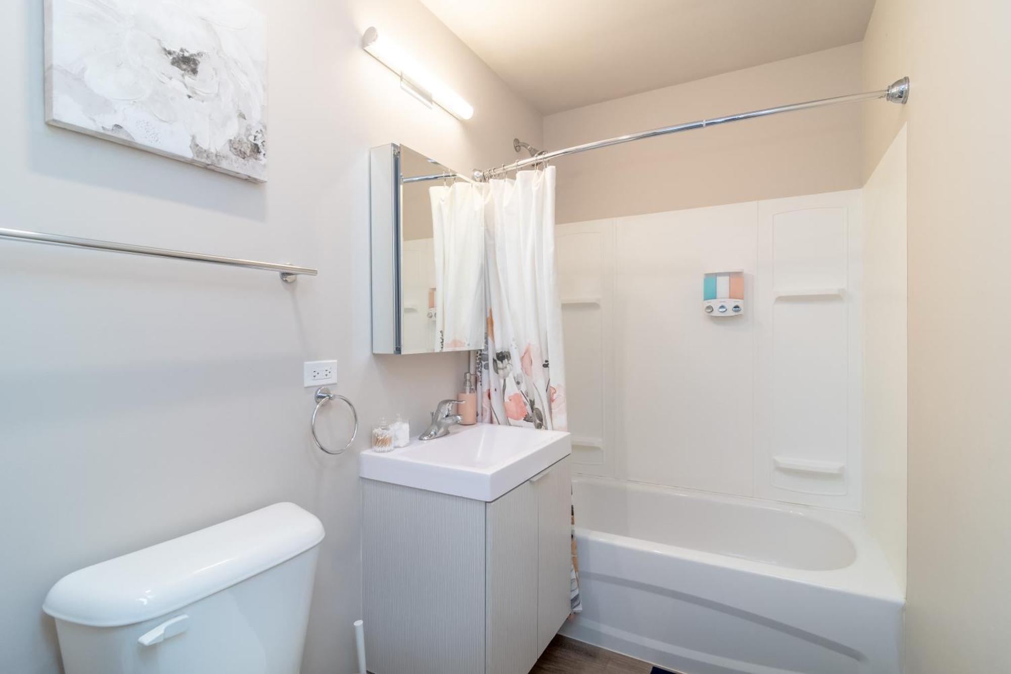 Mccormick Place 2br-2ba With Optional Parking,patio,gym For 6 Guests