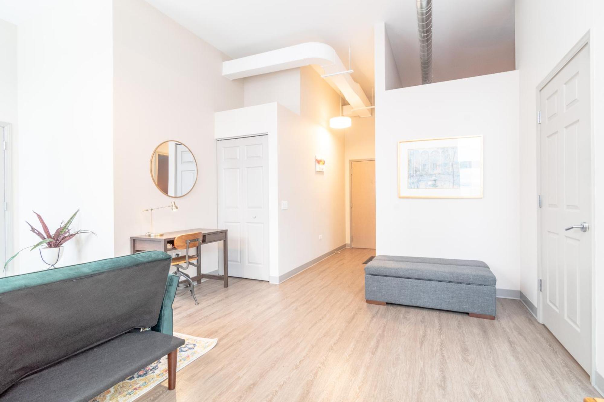 Apartment Mccormick Place 2br-2ba With Optional Parking,patio,gym For 6 Guests