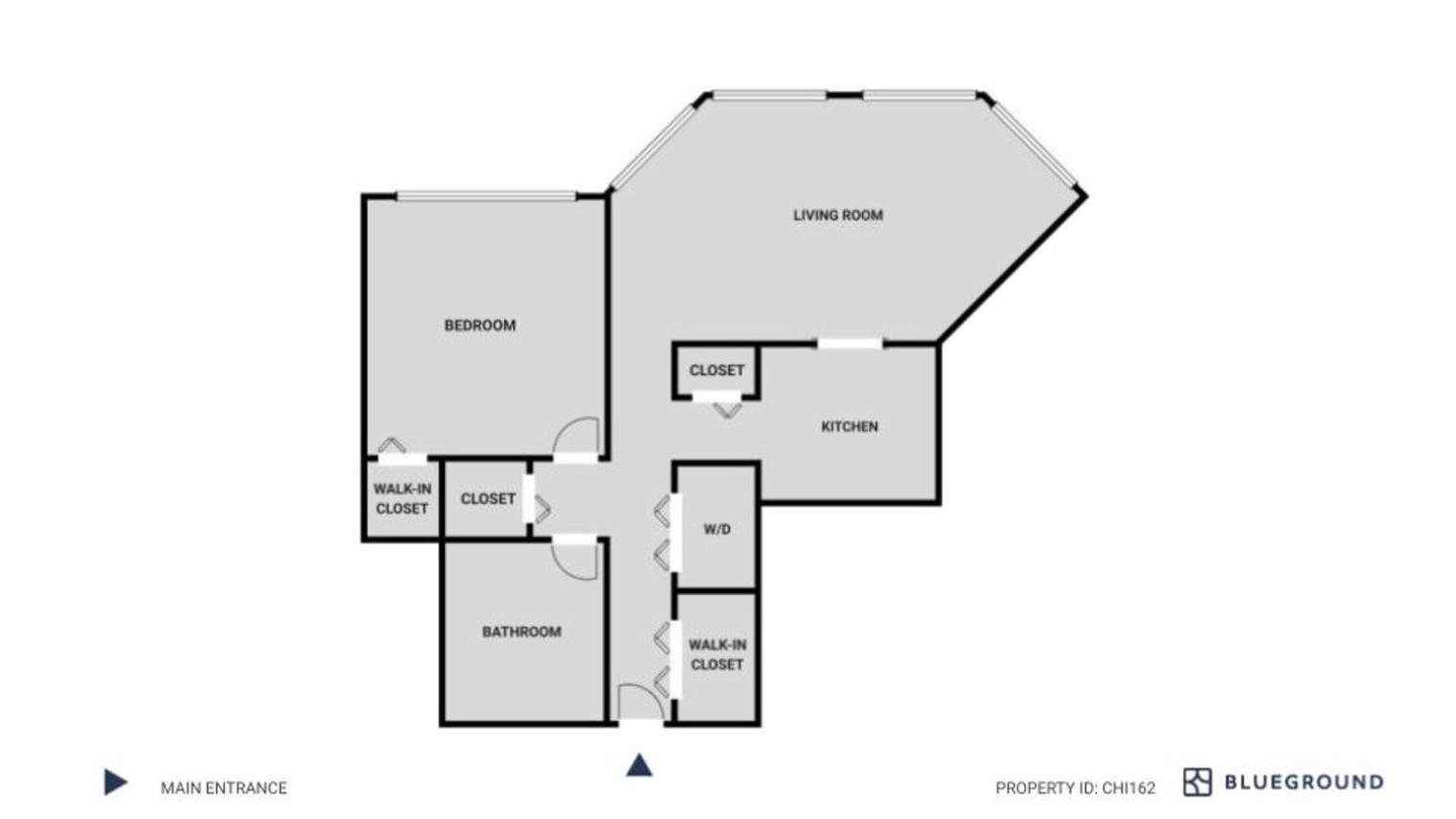 River N 1br W Gym Wd Nr Magnificent Mile Chi-162 Chicago