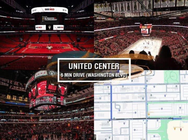 Apartment 3 Bdr Astonishing New Steps From United Center *