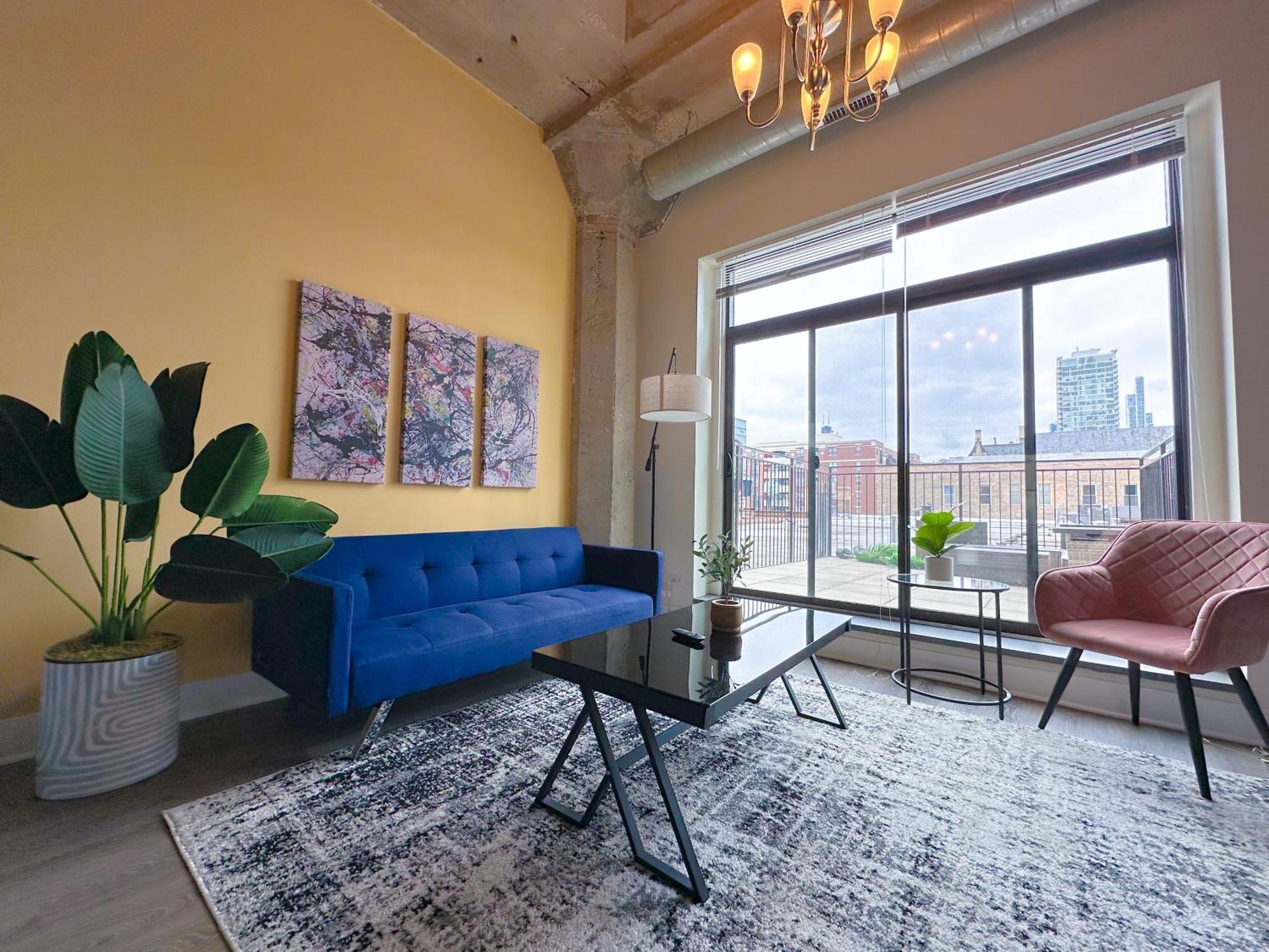 Apartment Mccormick Patio Skyline View 2b/2b With Optional Parking For Up To 6 People Chicago