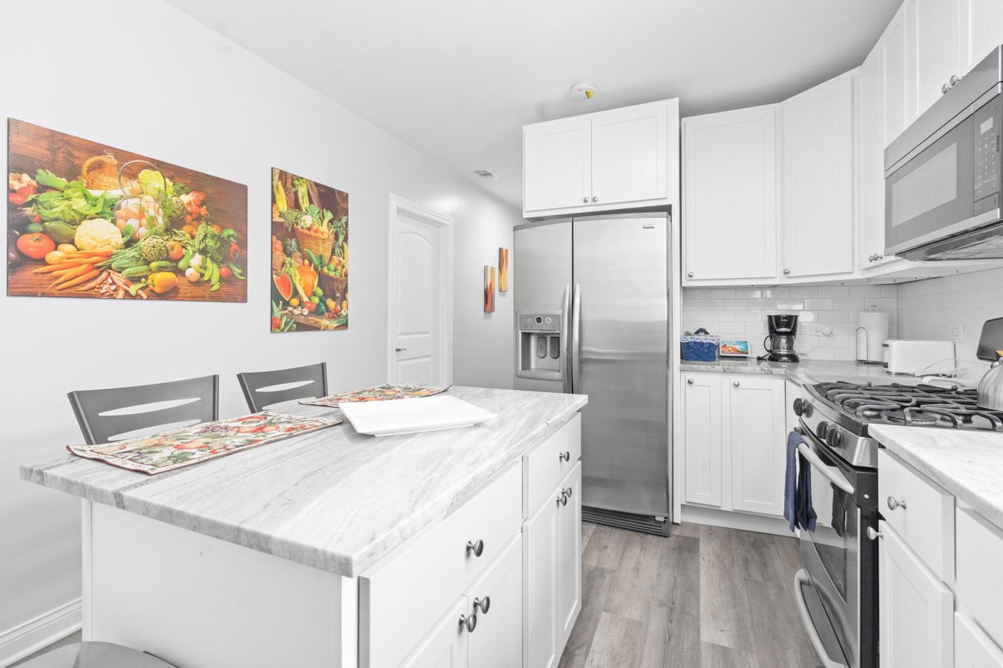 Newly Rehabbed Greystone With 2 Private Apartments, Backyard, Garage, Laundry, Close To Expressway
