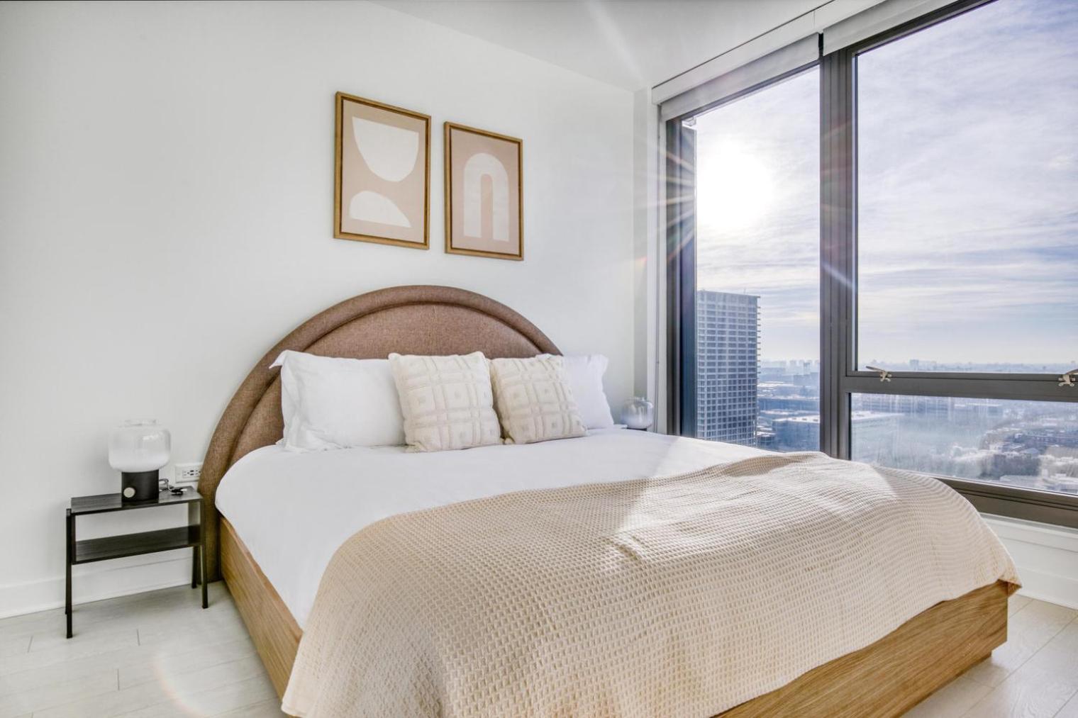 W Loop 1br W Pool Coworking Gym 1 Block To L Chi-523 Apartment