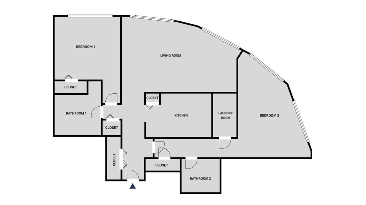 River N 2br W Gym Wd Nr Magnificent Mile Chi-164 Chicago
