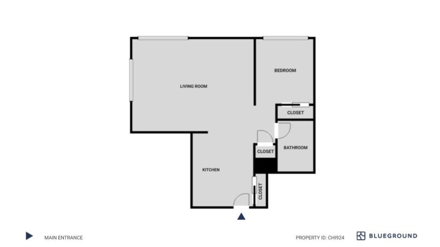 Edgewater 1br W Gym Deck Lounge Nr L Chi-924 Apartment