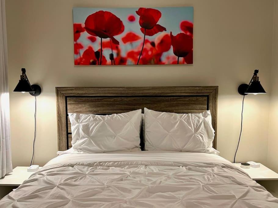 The Banksy 4 Bedroom King Bed - Firepit Rooftop Near United Center Apartment *