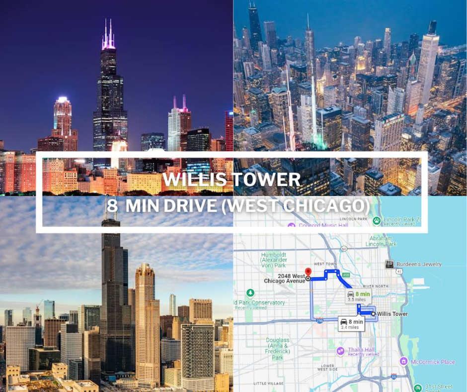 Large 4-bedroom Upscale W Rooftop Chicago