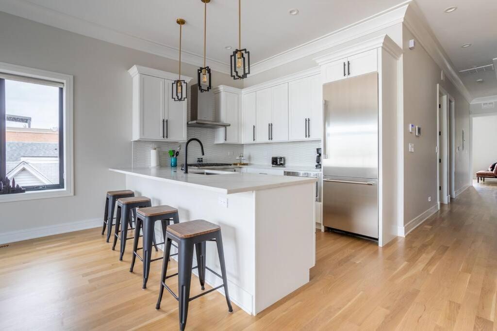 Large 2-bedroom With Huge Roof Deck View Of Skyline Chicago