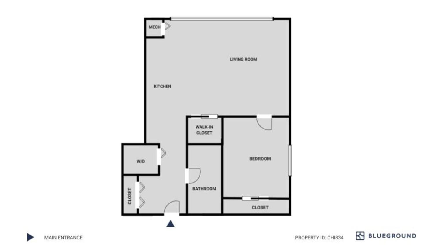 River North 1br W Gym Pool Roof Nr Riverwalk Chi-834 Apartment