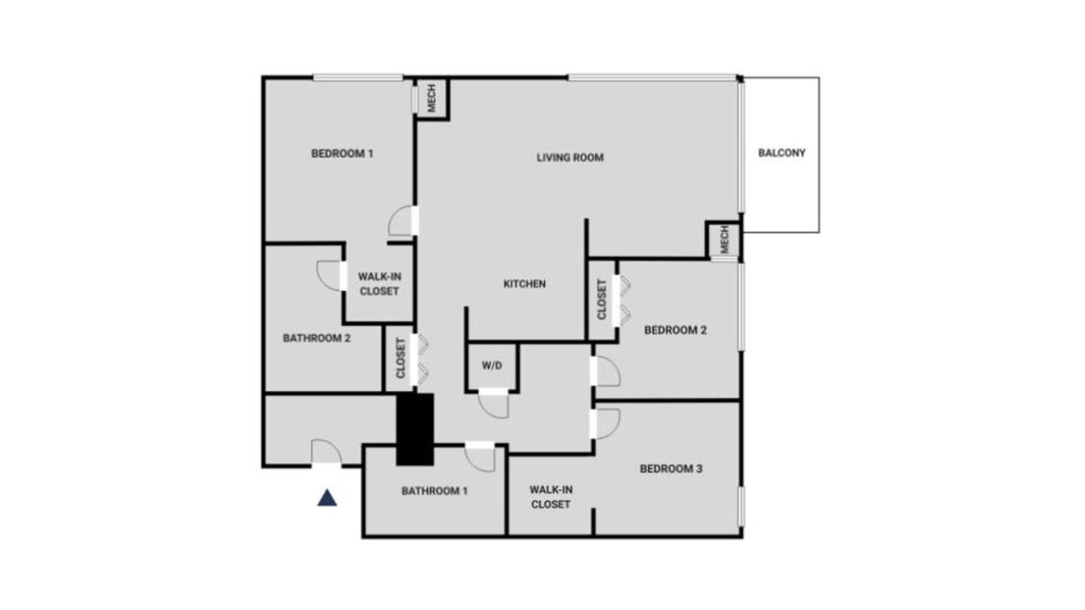 Apartment Blueground Medical District 3bd Chi-1112 Chicago