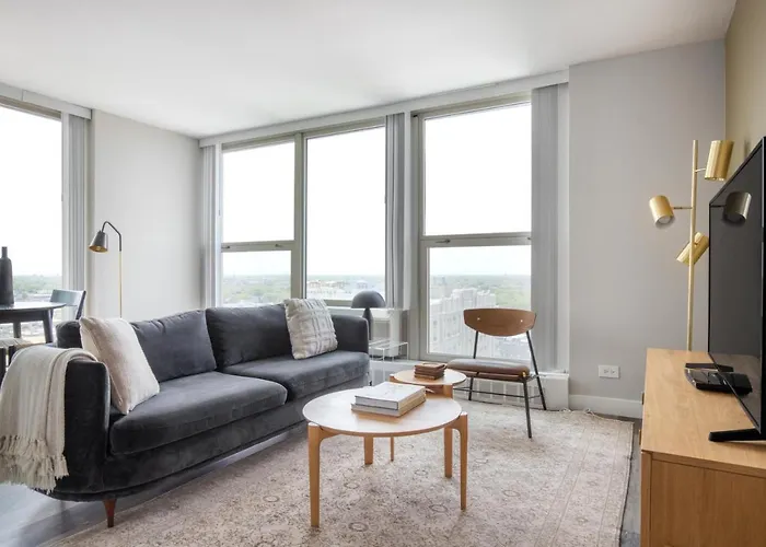 Edgewater 1Br W Gym Deck Lounge Nr L Chi-924