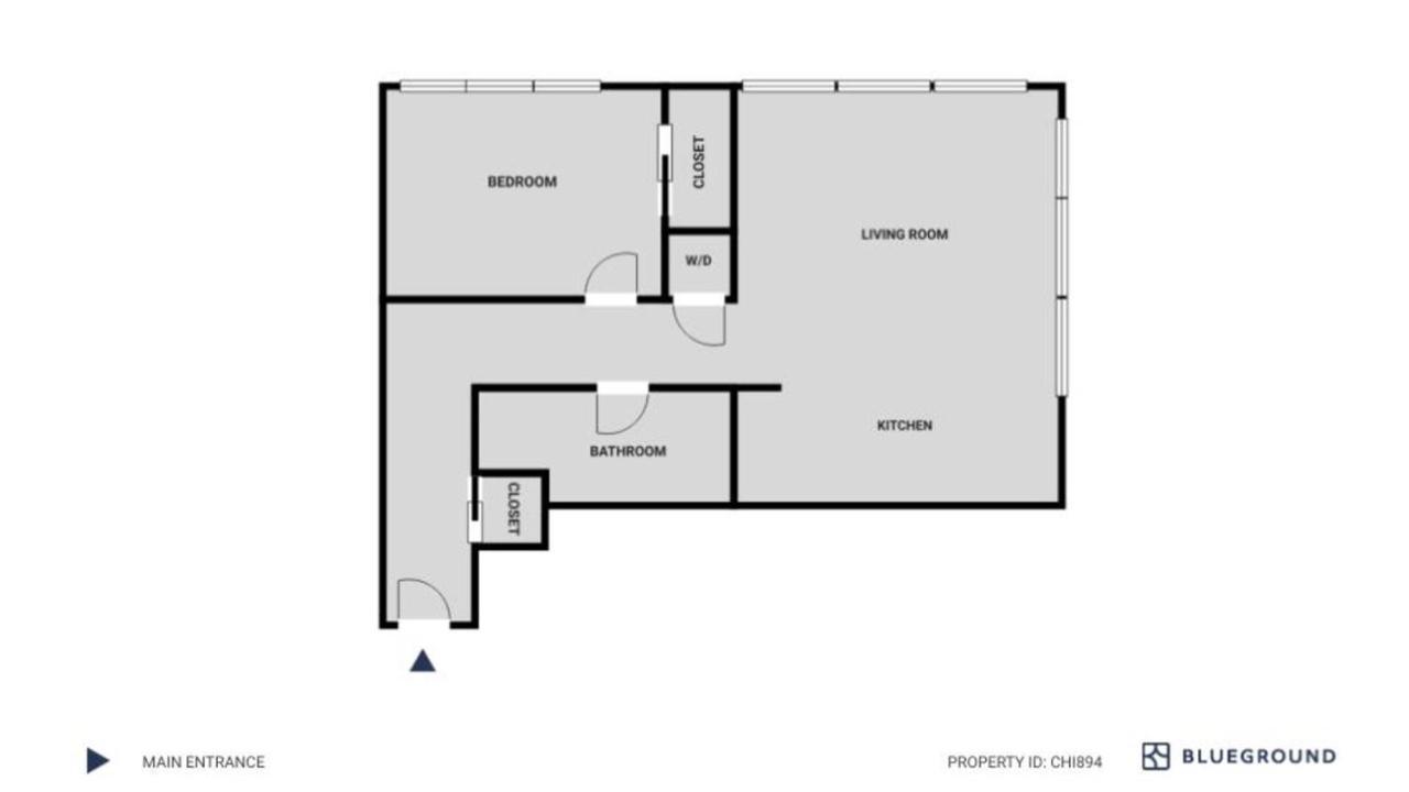 River North 1br W Gym Lounge Roof Nr Riverwalk Chi-894 Apartment *