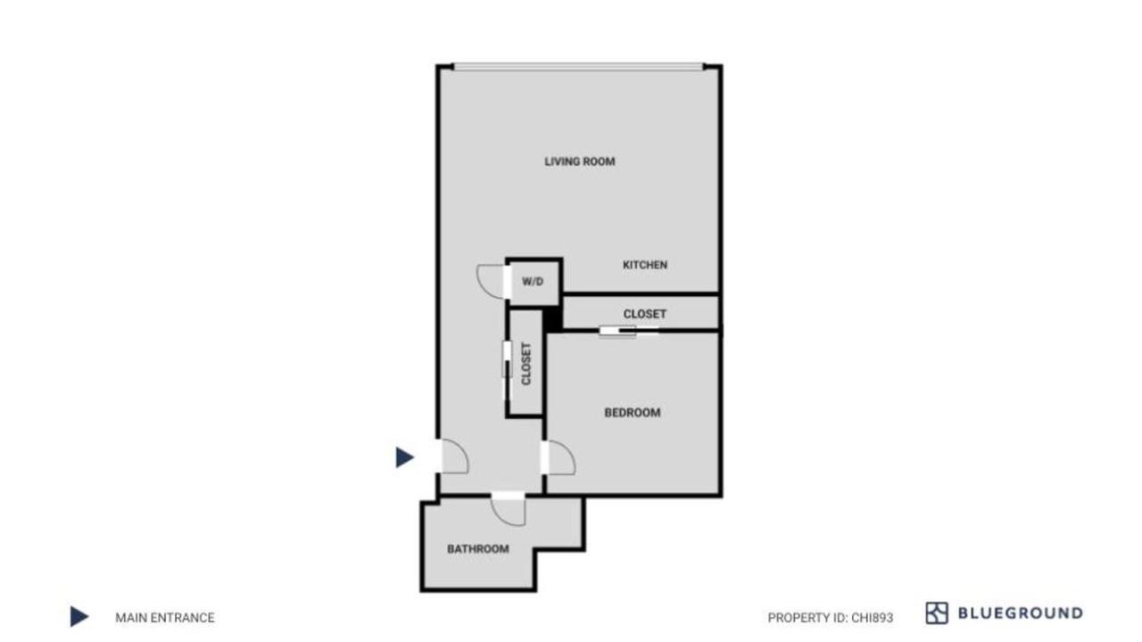 Apartment River North 1br W Gym Lounge Roof Nr Riverwalk Chi-893