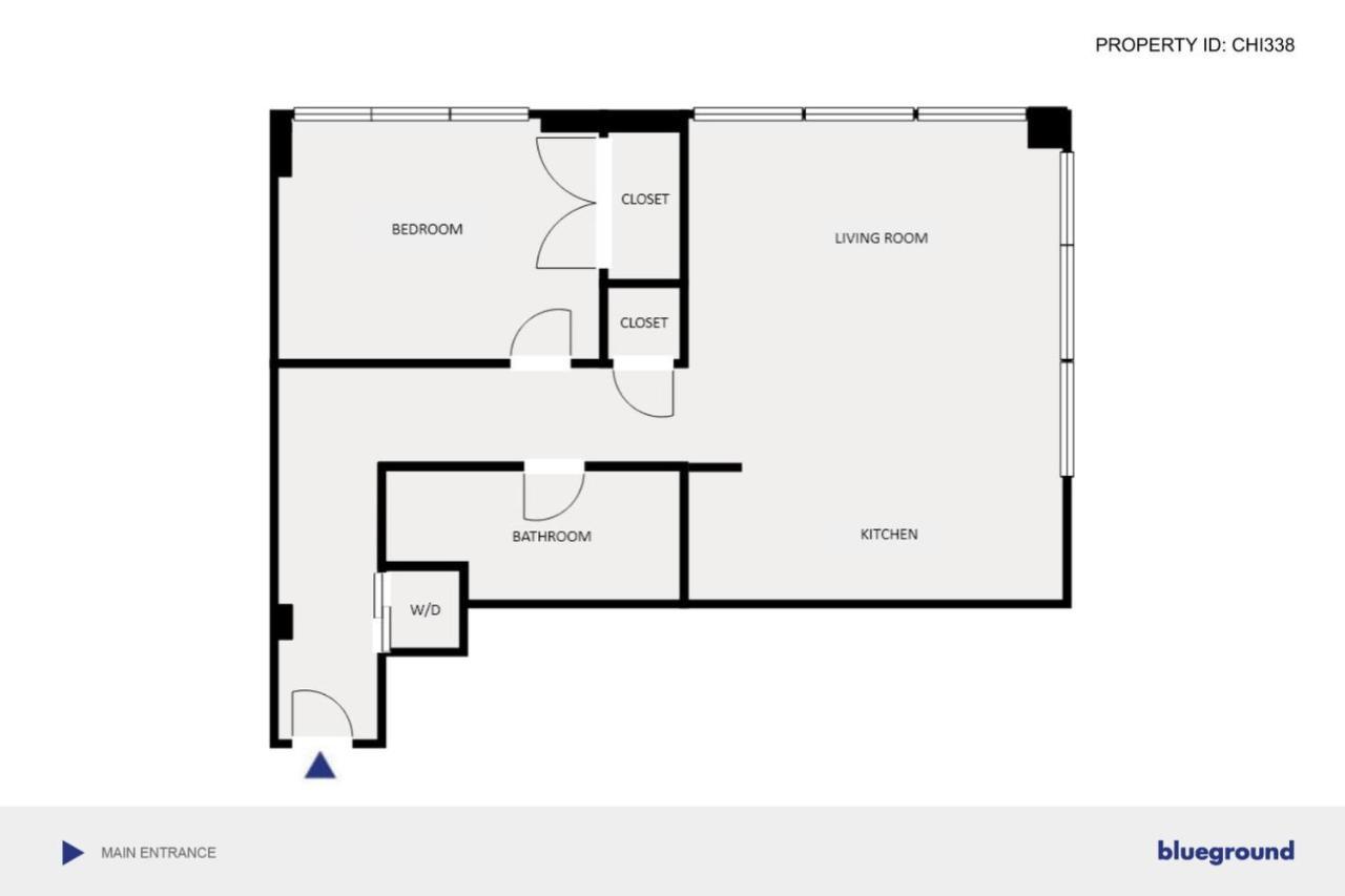 Apartment River N 1br W Gym Rooftop Nr Riverwalk Chi-338